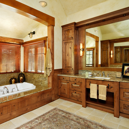 Colorado Country Home Master Bathroom